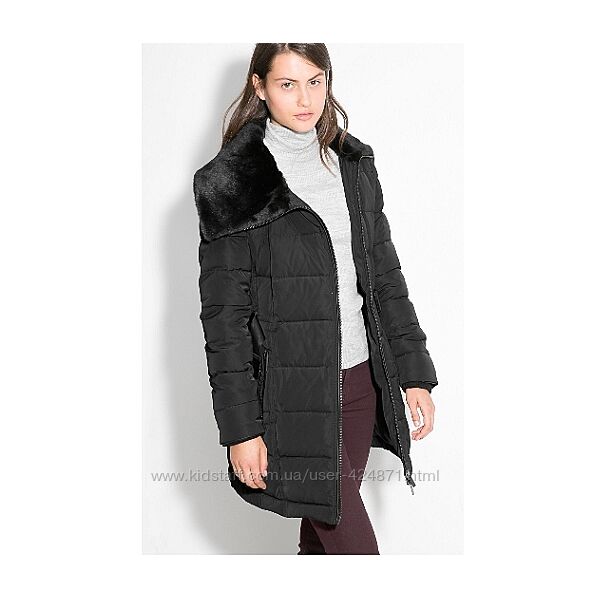 теплий зимовий жіночий пуховик, пальто, куртка mango xs-s  оригінал