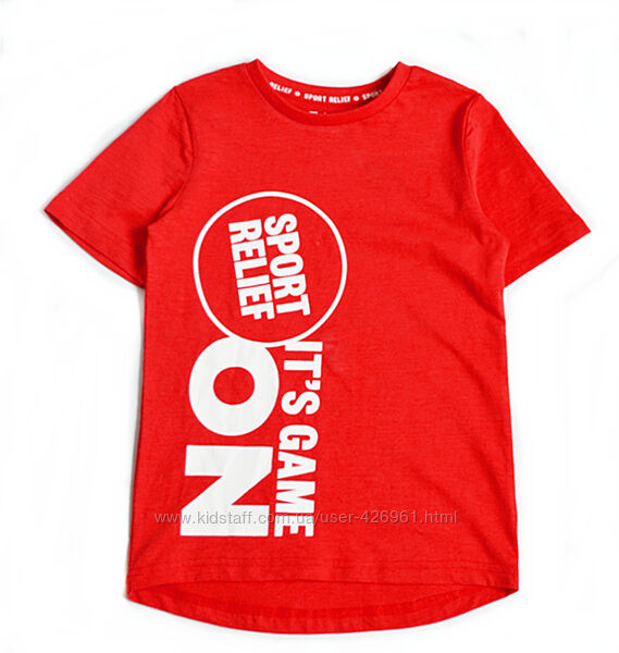 Червона футболка TU на хлопчика 3-4 років