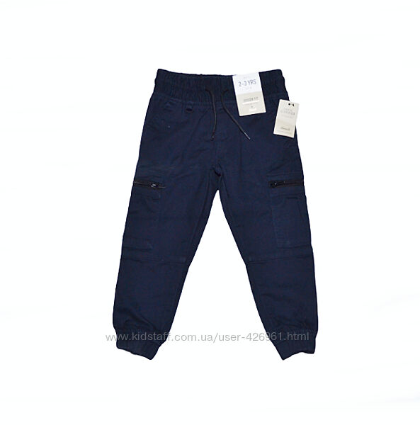 Темно-сині штани джоггери Denim Co Primark на хлопчика 2-3 роки