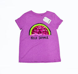 Фіолетова бузкова футболка next на дівчинку 9 років