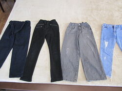 Джинси та штани  для дівчинки 9-10 років 128-140см 
