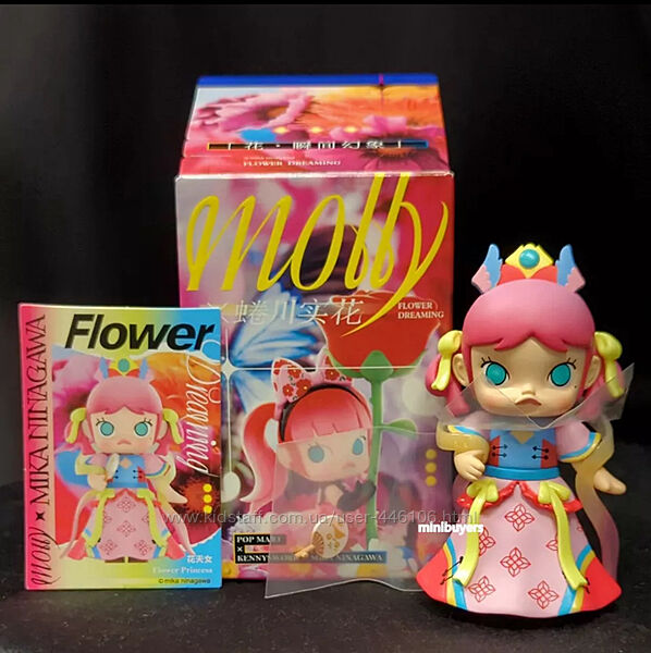 Фигурки POPMART, Оригинал, Flower Princess, MOLLY Mika Ninagawa Flower