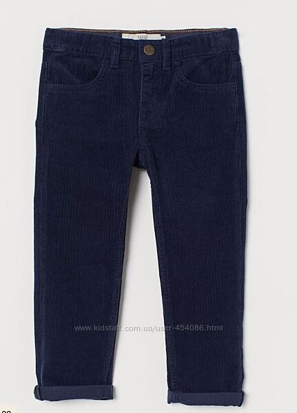Вельветовые брюки H&M 