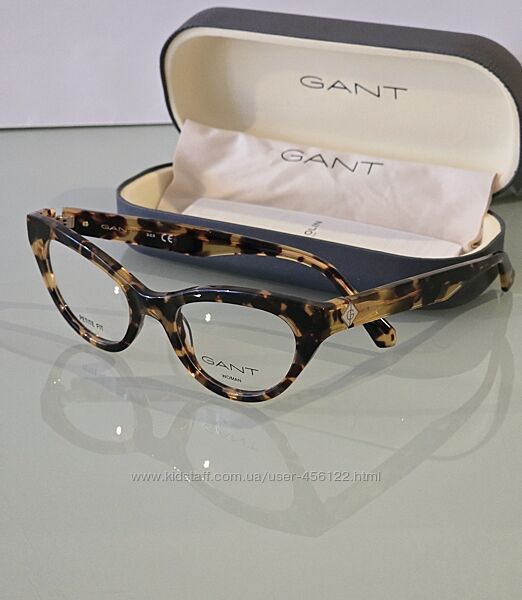 Брендовая оправа cateye Gant GA 4100 053 янтарный Havana- original