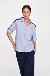 Сорочка р. M Zara стильна блуза жіноча, заміри
