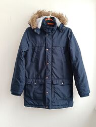 Куртка р.158 H&M на 12-13 років парка євро зима хлопчику, заміри