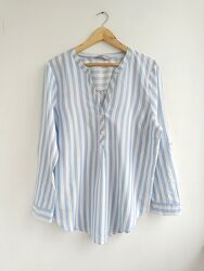 Сорочка р.16 євро р.44 George смугаста рубашка блуза 
