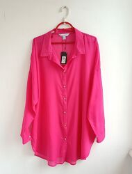 Сорочка р.14-16 євро р.42-44 Primark яскрава жіноча рубашка блуза 
