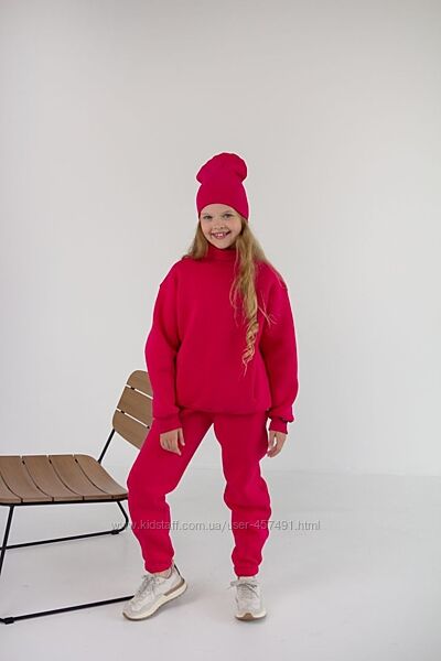 Теплий дитячий костюм premium якість. р.116-158