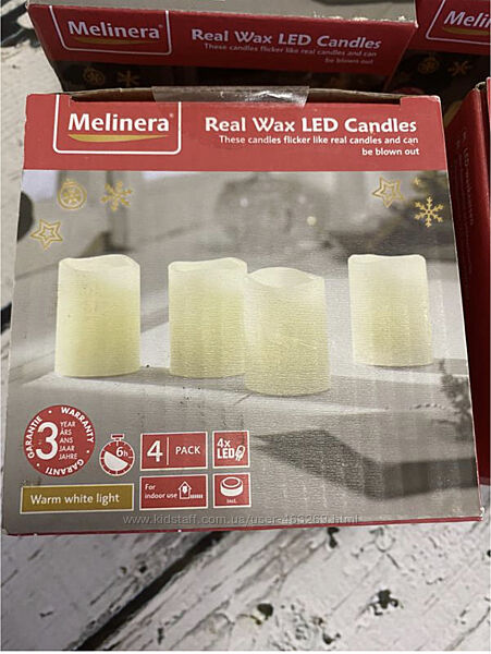 Різні набори led свічок Melinera 