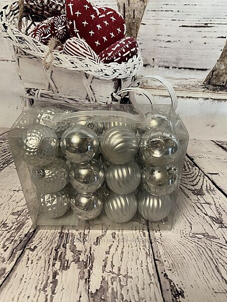 Різні шари шары на ёлку игрушки новогодние melinera