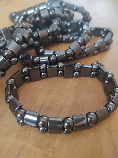 Браслет из гематита  от давления