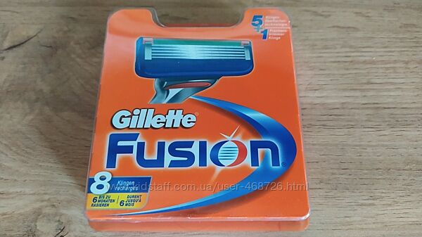 Gillette Fusion лезвия 8 шт 