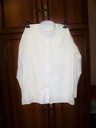 Рубашка белая мужская из смеси хлопка goldenlend 41 ворот 180-188 рост