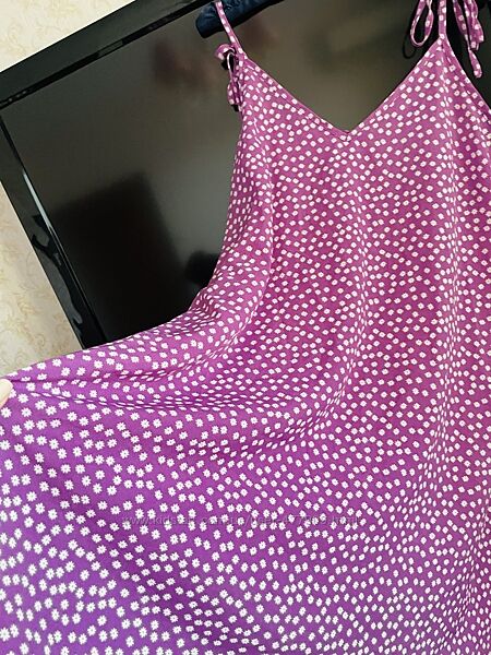 Платье сарафан с принтом  большой размер
