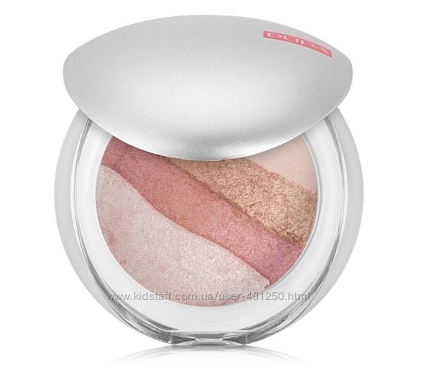 Pupa Luminys пудра румяна хайлайт 4 в 1