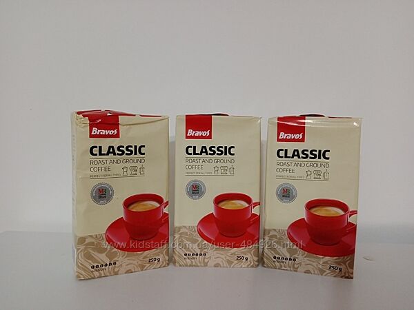 Предлагаю разный кофе молотый с Европы в брикетах по 250грамм.