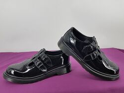 Кожаные туфли Dr. Martens eur-37 стелька 24 см на стопу 23 см