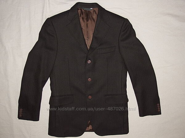 Твидовый шерстяной пиджак блейзер в ёлочку Boggi Milano, eur-M наш46-48