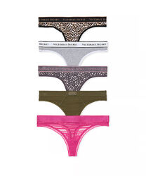 Наборы хлопковых трусиков 5-pack от Victorias Secret размеры  M