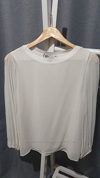 Нова біла блуза Zara, S-M