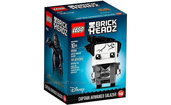 LEGO Brick Headz Капитан Армандо Салазар 41594