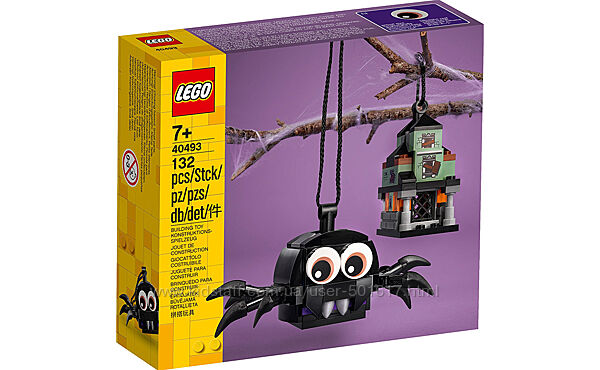 Конструктор Лего LEGO Seasonal Павук і будинок з примарами 40493