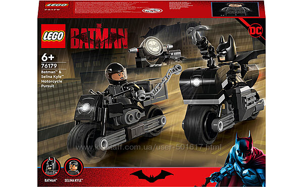 LEGO Super Heroes Бетмен і Селіна Кайл переслідування на мотоциклі 76179
