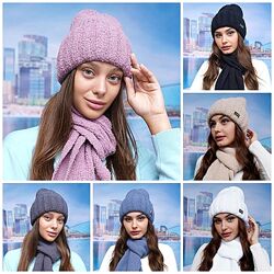 Комплект шапка шарф 4781-10