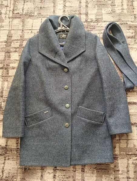 Демисезонное полупальто s шерсть