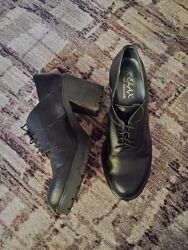 Кожаные туфли ботинки 39 р. 25,5 см