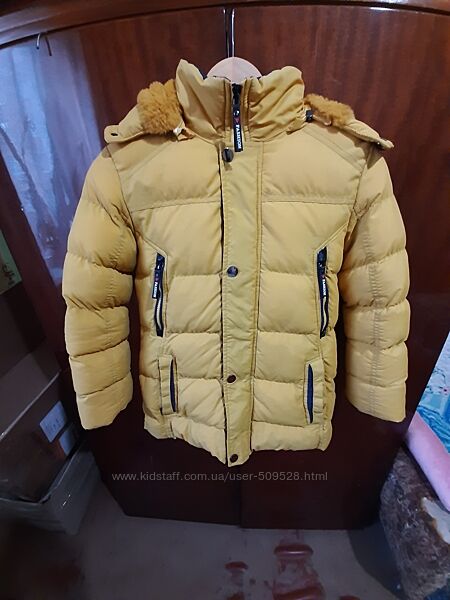 Куртка удлиненная зимняя для мальчика