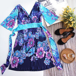 Яркие стрейчевые вискозные платья размер 40-46