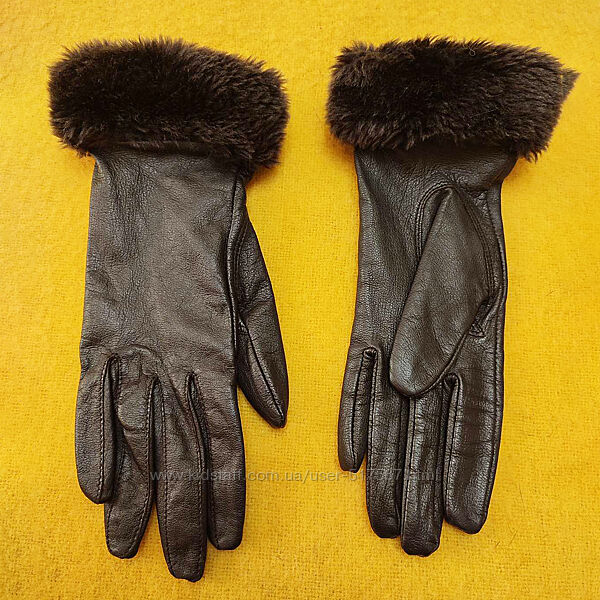 Перчатки кожаные женские 