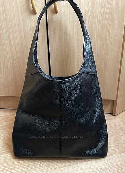 Классная кожаная  сумка  мешок шоппер  Made in Italy 2 цвета 