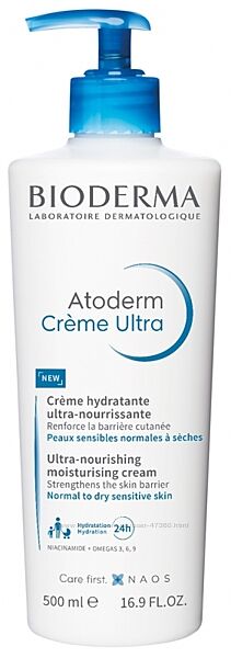 Bioderma Atoderm Crme Ultra Ultra-Nourishing Moisturising Cream 500ml