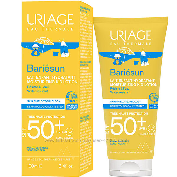 Uriage Bariesun Very High Sun Protection Moisturizing Kid Lotion SPF50 100