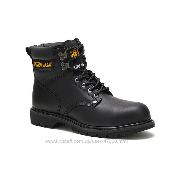 Caterpillar Men&acutes Second Shift Steel Toe Work Boot P89135 Black