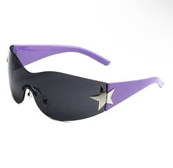 Сонцезахисні окуляри з зірочкою у стилі y2k