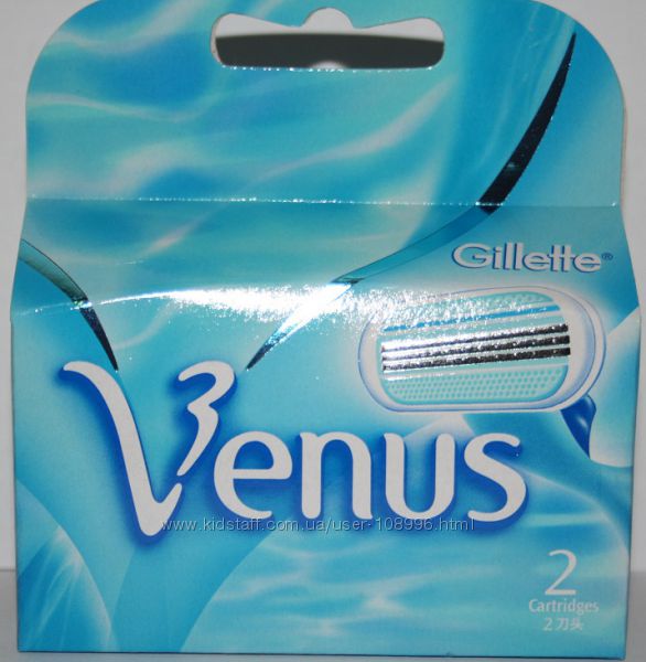 Сменные лезвия GILLETTE Venus упаковка 2 штуки оригинал