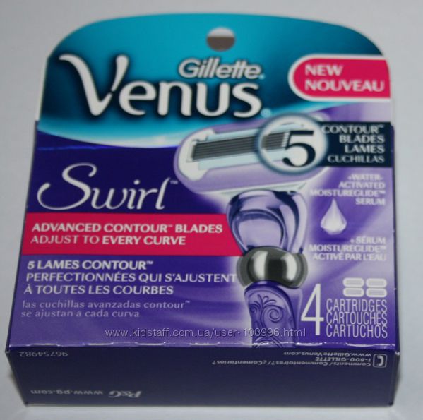 GILLETTE Venus Swirl упаковки по 6, 4 и 3 штуки а также поштучно Супер цена