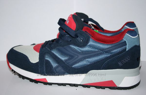 Мужские кроссовки Diadora MenN9000 nyl blu-rosso-grigio 160827-60072 из США