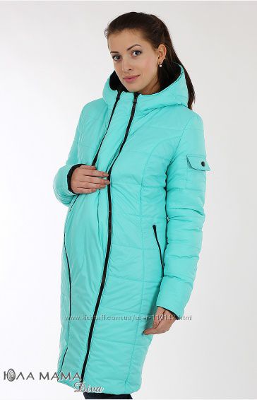 Куртки зимние для беременных со съемной вставкой