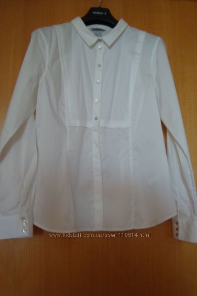 Белая блуза из хлопка- H&M 