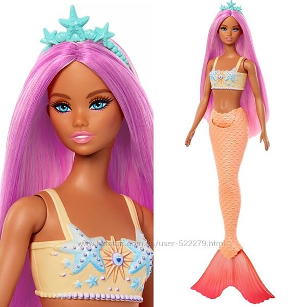Лялька Барбі русалка Оділь Barbie Mermaid Odile HRR05 Mattel 