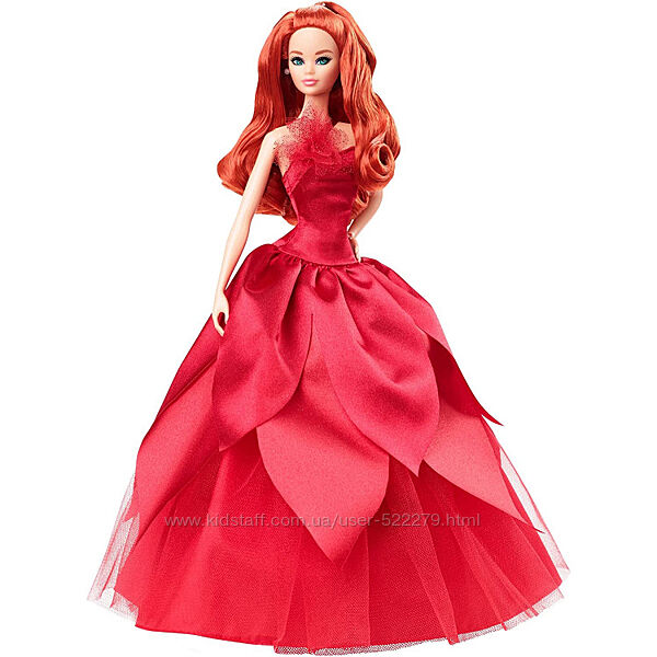 Лялька Барбі колекційна Святкова з рудим волоссям Barbie Holiday 2022