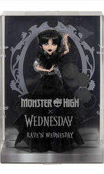 Колекційна лялька оригінал Monster High Rave&acuteN Wednesday Венздей