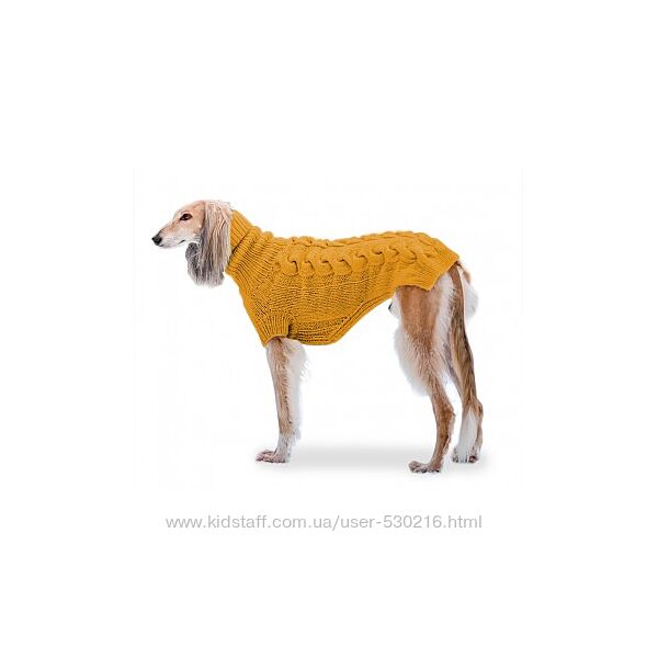 Вязаный свитер для больших и средних собак