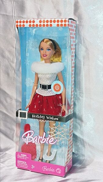 Винтажная кукла Барби Праздничная Barbie Holiday Wishes 2007