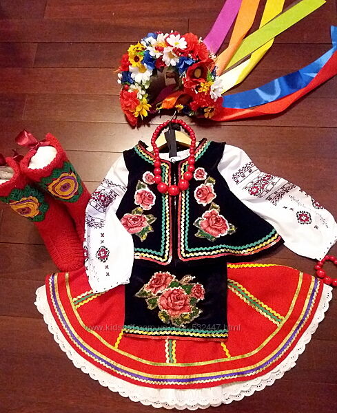 Украинский костюм, эксклюзив 4-6 лет  